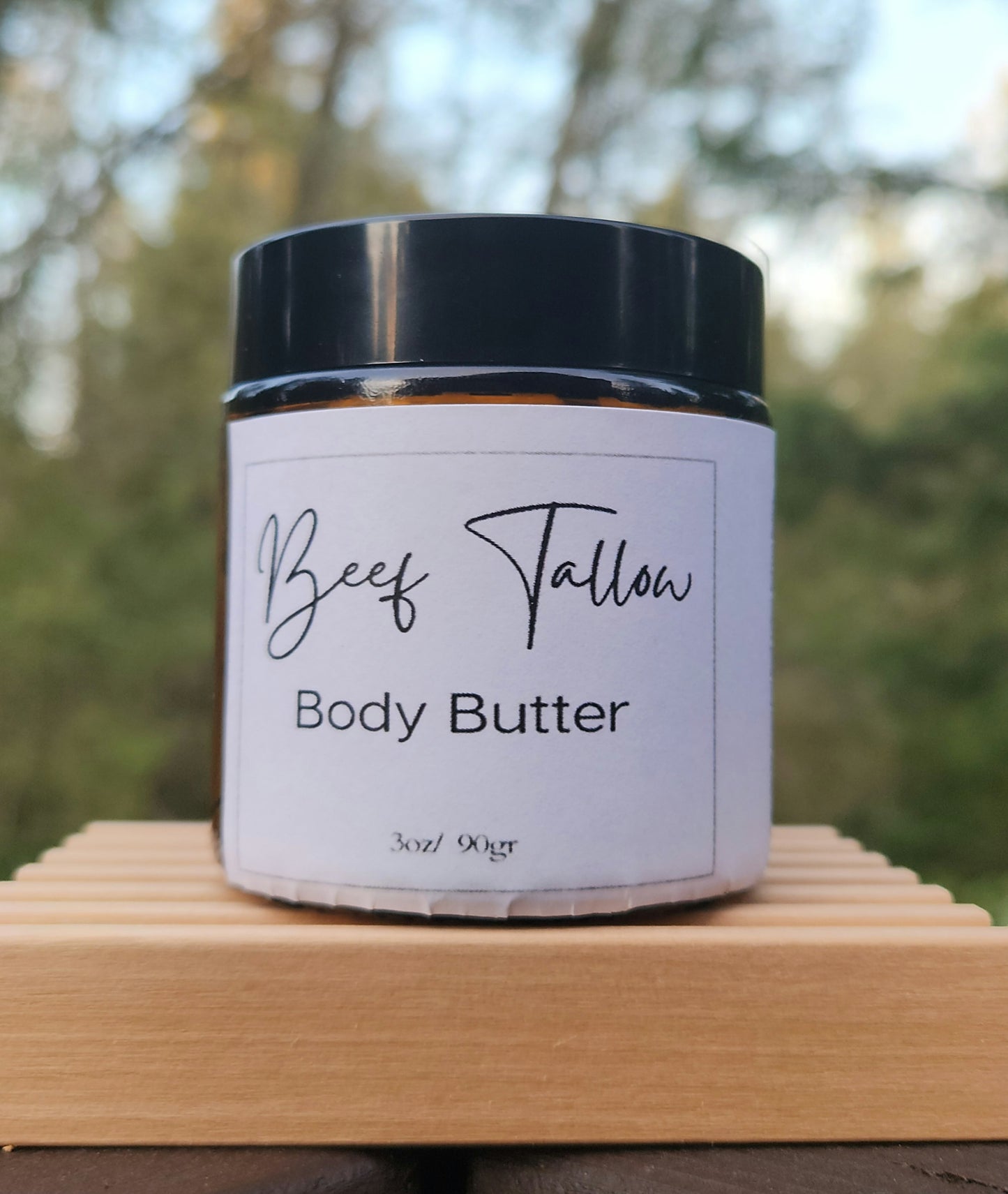 Beef Tallow Body Butter 3 oz Jar