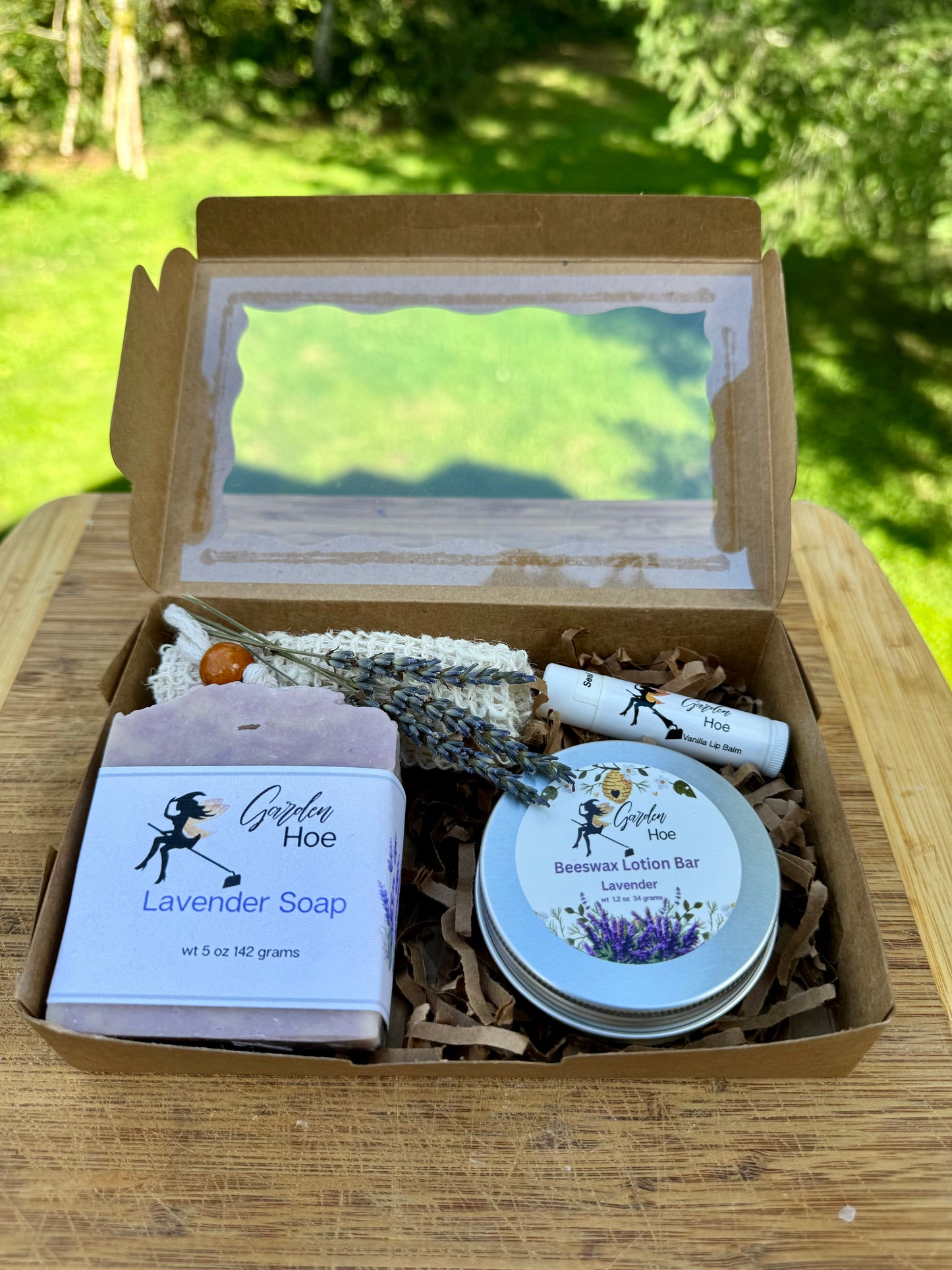 Garden Hoe Gift Box (4 piece set) Custom