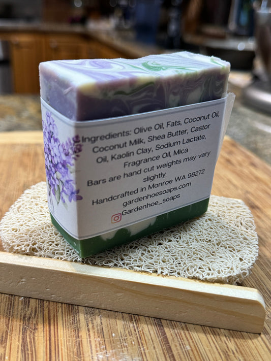 Lilac Goat Milk Soap by Garden Hoe Soaps