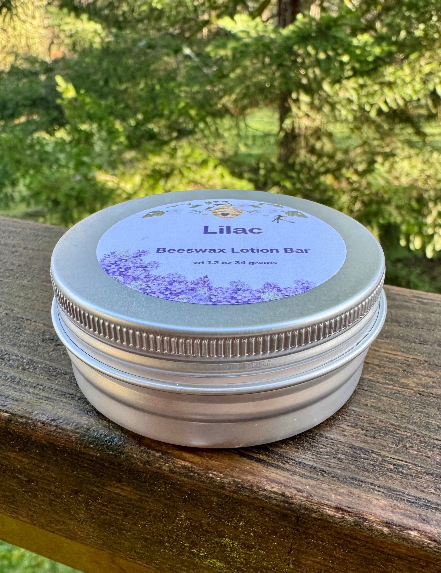 Lilac Beeswax Lotion Bar