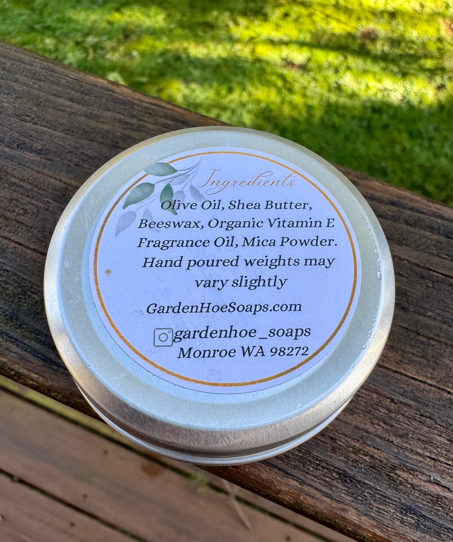 Lilac Beeswax Lotion Bar