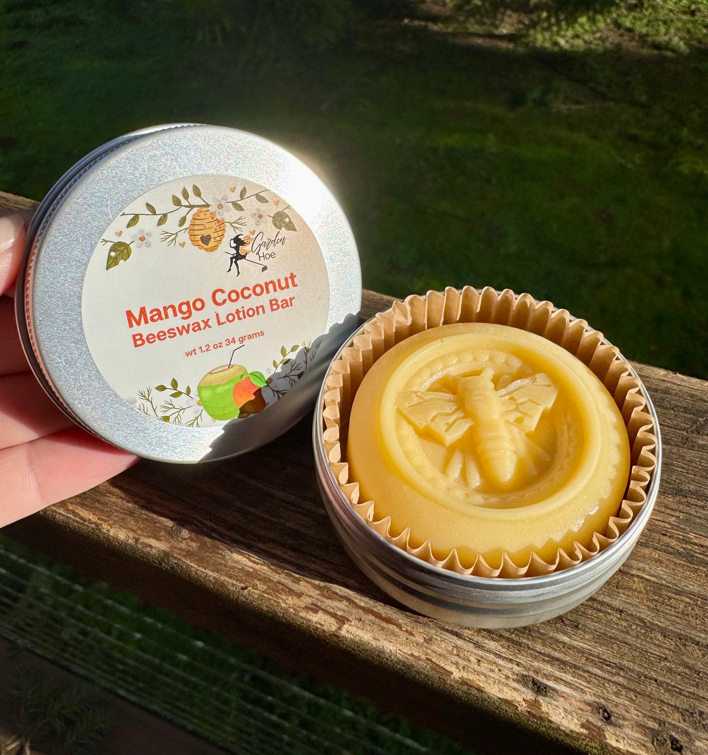Mango Coconut Beeswax Lotion Bar