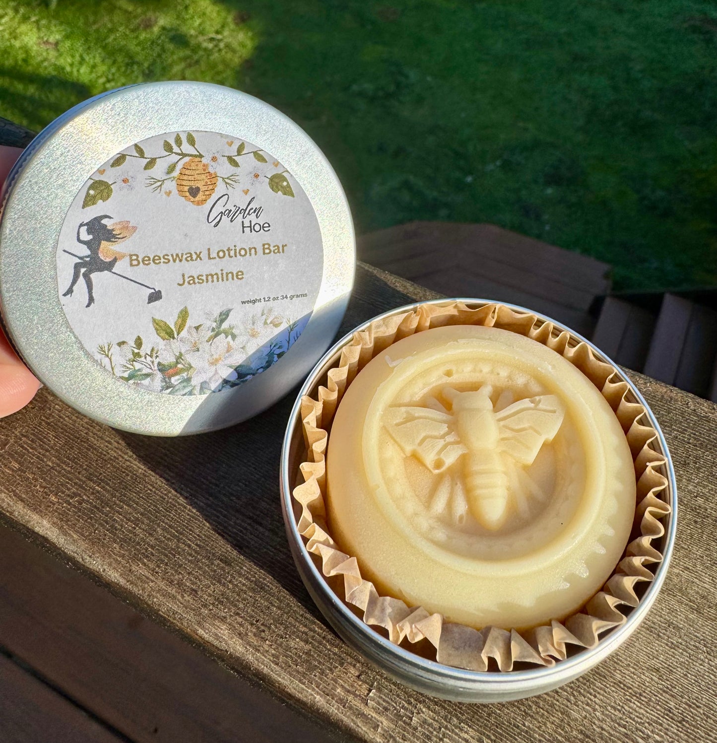 Jasmine Beeswax Lotion Bar