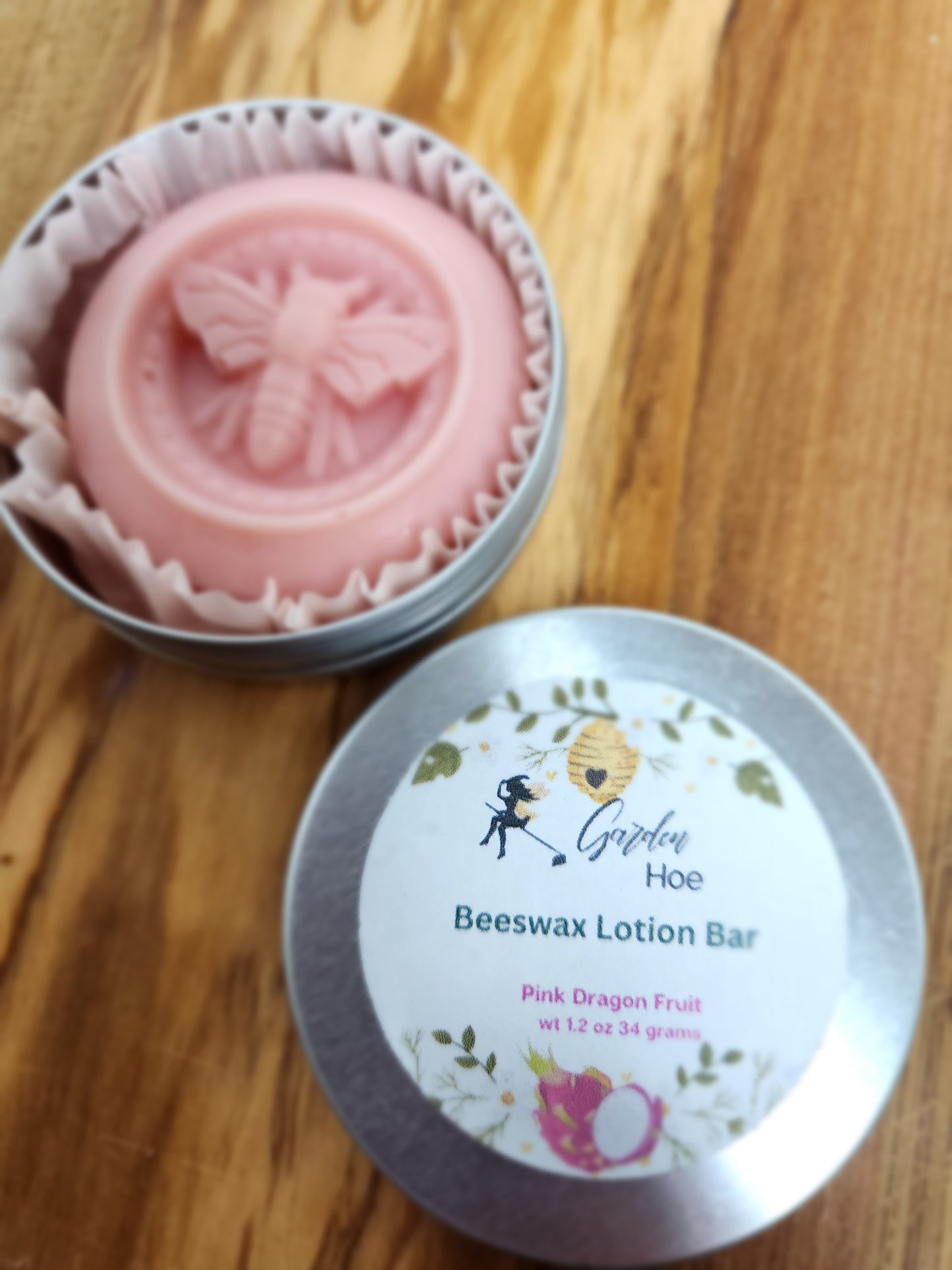 Pink Dragon Fruit Lotion Bar