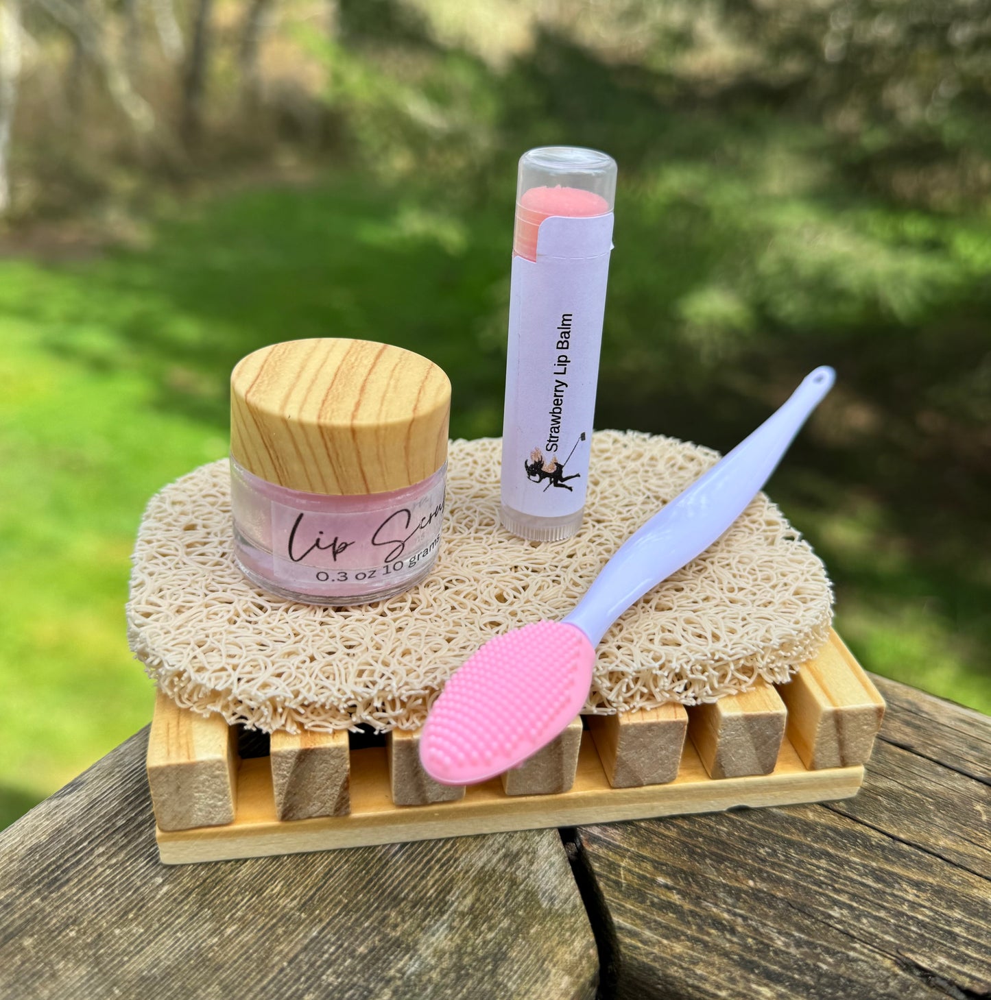 Strawberry Cream Lip scrub Kit