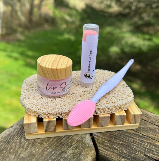Strawberry Cream Lip scrub Kit