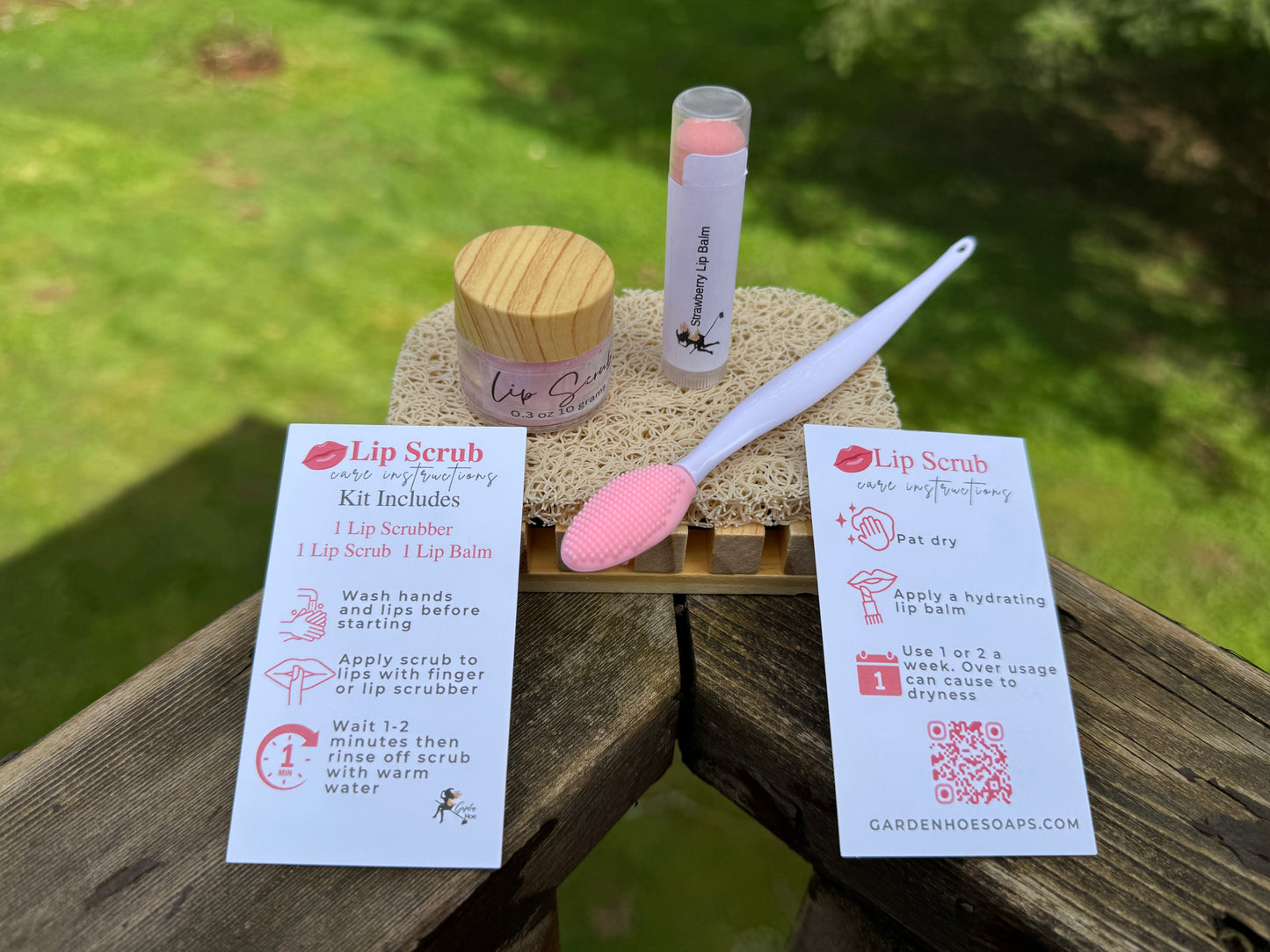 Strawberry Cream Lip scrub Kit