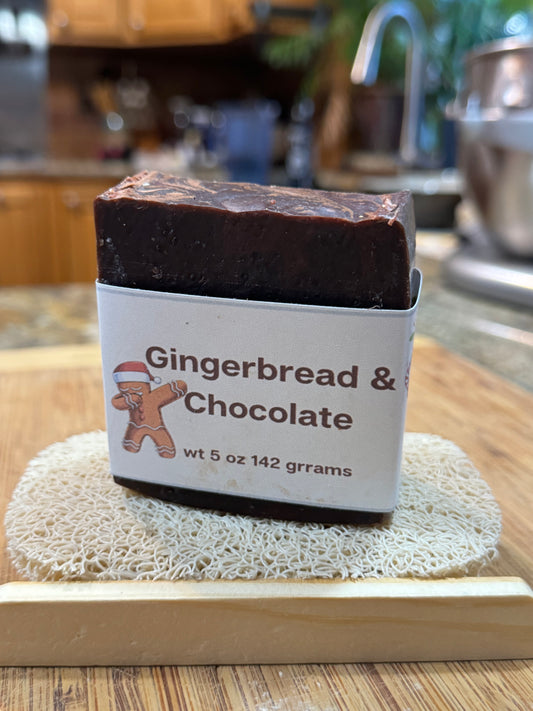 Gingerbread & Chocolate Goat Milk Soap