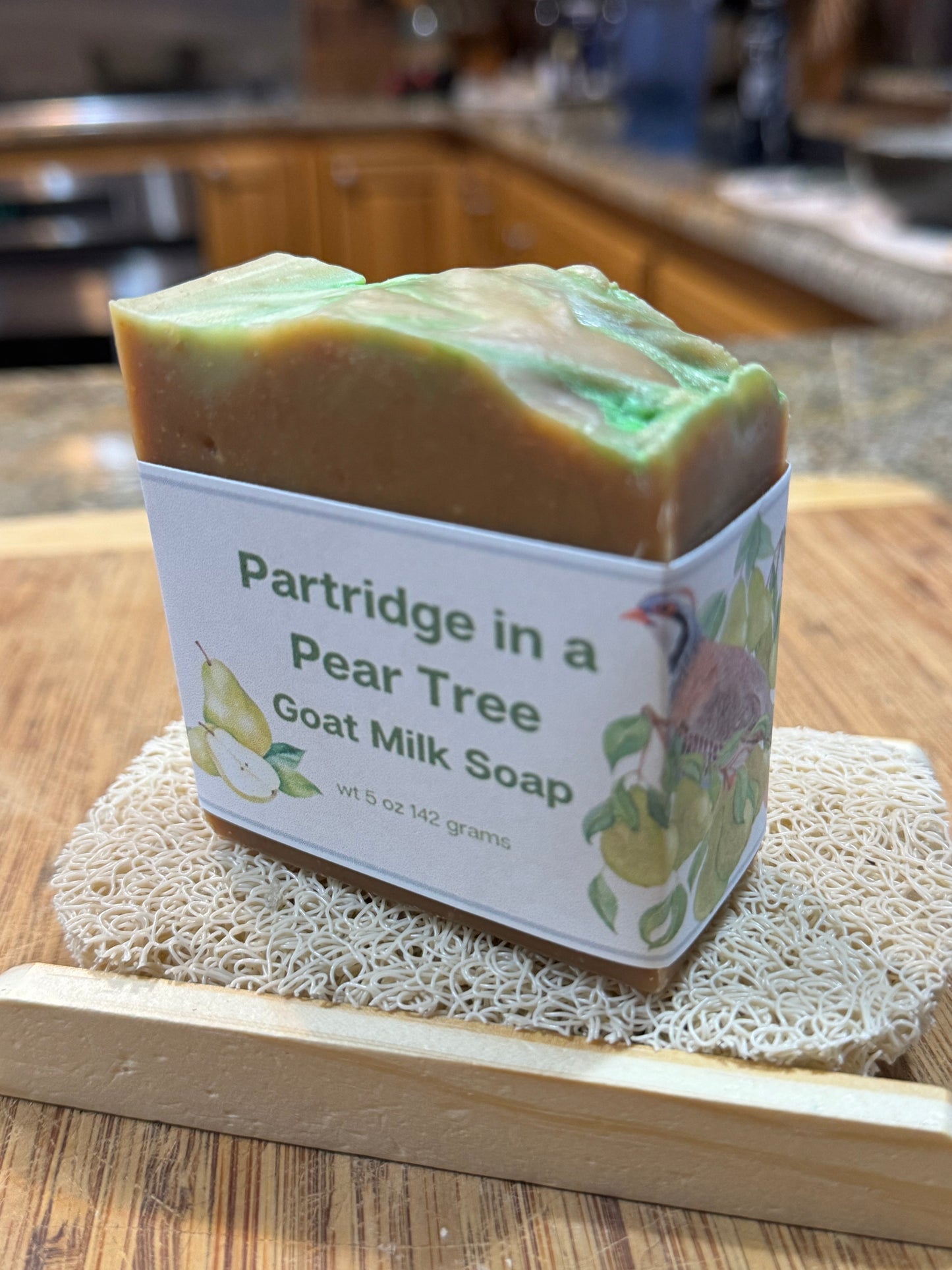 Partridge in a Pear Tree Goat Milk Soap by Garden Hoe Soaps