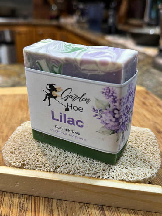 Lilac Goat Milk Soap by Garden Hoe Soaps