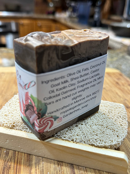 Peppermint Mocha Goat Milk Soap