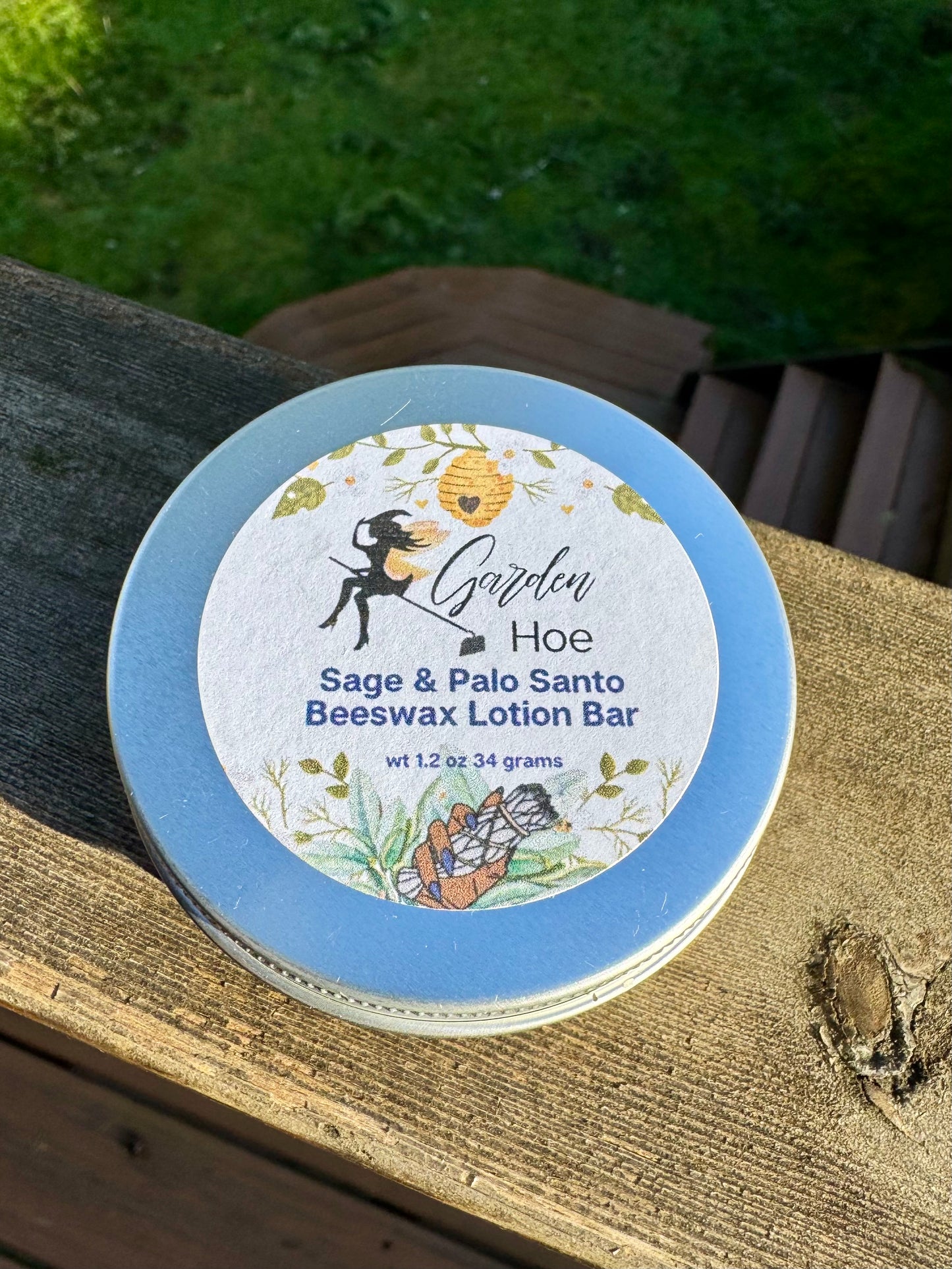 Sage & Palo Santo Beeswax Lotion Bar