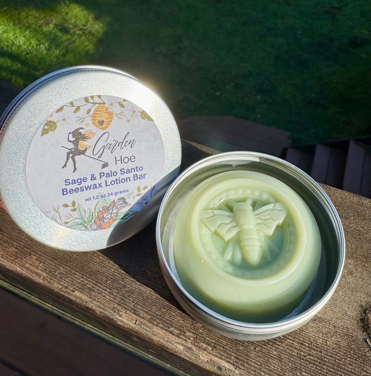 Sage & Palo Santo Beeswax Lotion Bar