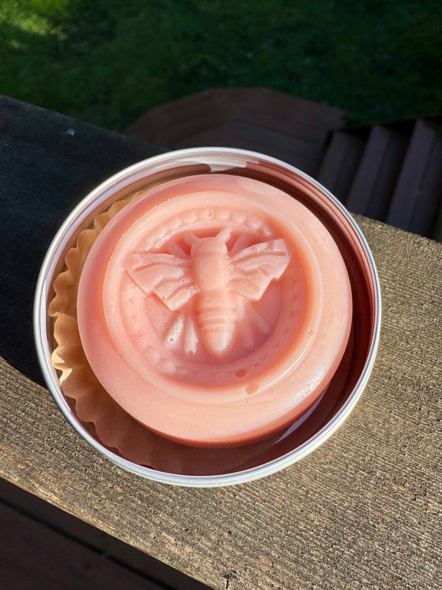 Pink Champagne Beeswax Lotion Bar