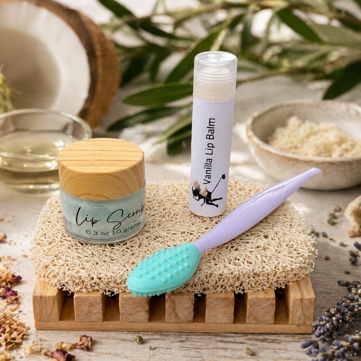 Vanilla  Lip scrub Kit