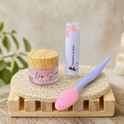 Strawberry Cream Lip scrub Kit