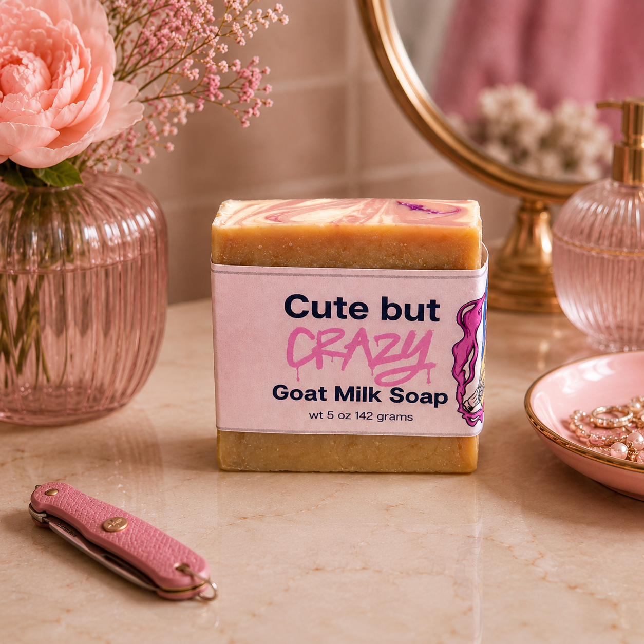 Cute But Crazy Goat Milk Soap