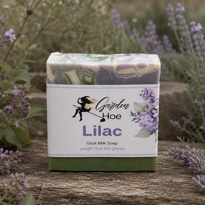 Lilac Goat Milk Soap by Garden Hoe Soaps