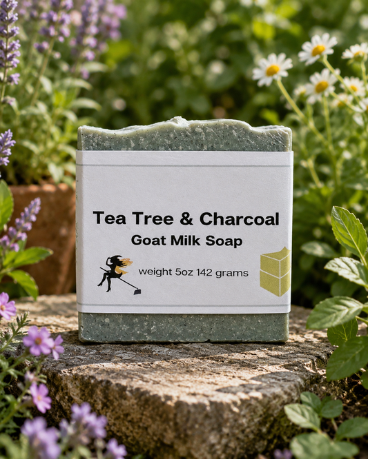 Tea Tree and Charcoal Goat Milk Soap