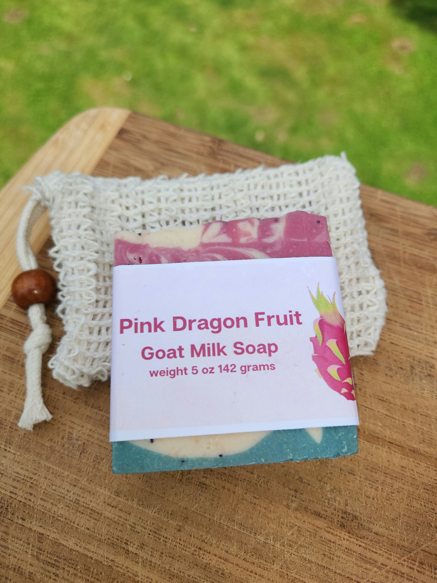 Pink Dragon Fruit Goat Milk Soap